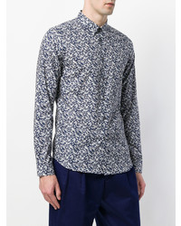 Ps By Paul Smith Floral Foliage Print Shirt