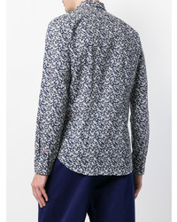 Ps By Paul Smith Floral Foliage Print Shirt