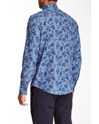 Original Penguin Floral Print Long Sleeve Shirt
