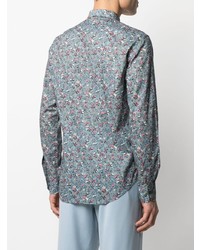 Paul Smith Small Floral Print Cotton Shirt