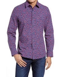 Nordstrom Tech  Fit Floral Button Up Shirt
