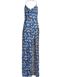 Attico Leticia Floral Print Maxi Dress