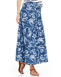 American Living Floral Print Maxi Skirt