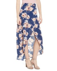 Mimi Chica Floral Print Maxi Skirt
