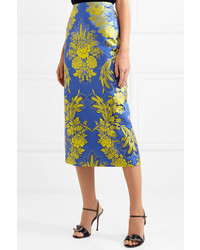 Gucci Floral Jacquard Midi Skirt
