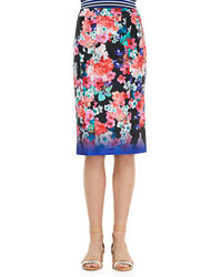 Nanette Lepore Surfin Skirt Floral Multicolor
