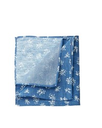 Asos Chambray Pocket Square With Floral