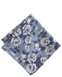J.Crew English Cotton Pocket Square In Liberty Chatham Bay Floral