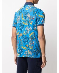 Etro Floral Print Polo Shirt