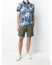 Tommy Hilfiger Tropical Print Polo Shirt