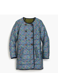 J.Crew Reversible Puffer Jacket In Liberty Catesby Floral