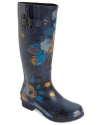 Chooka Nina Floral Mid Calf Rain Boot
