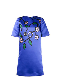 Marni Satin Floral Print Dress