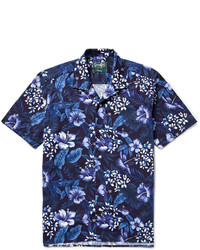 Gitman Brothers Gitman Vintage Camp Collar Floral Print Cotton Shirt