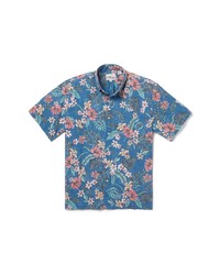 Reyn Spooner Classic Fit Hanalei Gardens Floral Short Sleeve Button Up Shirt