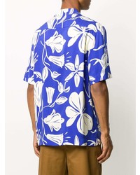 Paul Smith Floral Cutout Short Sleeved Shirt