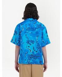 Marni Floral Print Short Sleeve Shirt