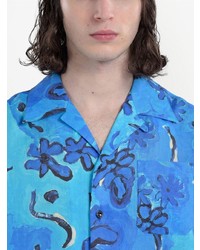Marni Floral Print Short Sleeve Shirt