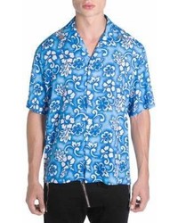 DSQUARED2 Main Hawaiian Floral Print Shirt