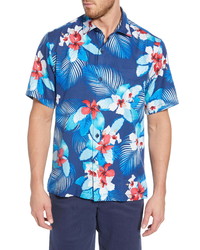 Tommy Bahama Monterosso Beach Print Silk Shirt