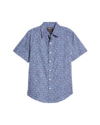 Bonobos Riviera Slim Fit Floral Short Sleeve Button Up Shirt In Daisy Fields At Nordstrom