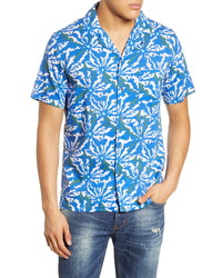 John Varvatos Star USA Skip Regular Fit Short Sleeve Button Up Shirt
