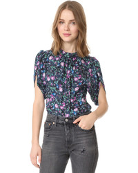 Rebecca Taylor Ss Ruby Floral Top