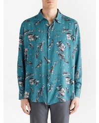 Etro Silk Floral Print Shirt