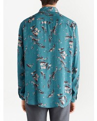 Etro Silk Floral Print Shirt