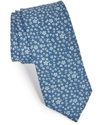 Ted Baker London Floral Silk Linen Tie