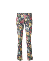 Junya Watanabe Floral Print Skinny Jeans