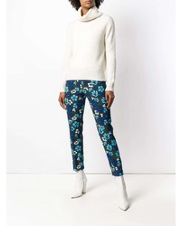 P.A.R.O.S.H. Floral Fitted Trousers