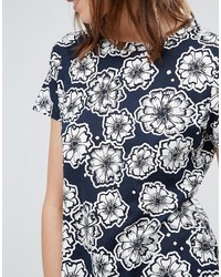 YMC Floral Patterned T Shirt