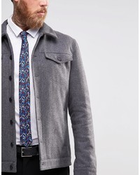 Asos Brand Slim Tie In Floral Splatter Design