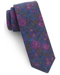 Ted Baker London Floral Scroll Wool Tie