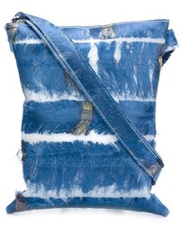 Blue Fringe Crossbody Bag