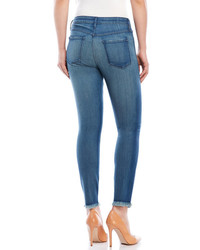 3x1 Crop Fray Skinny Jeans