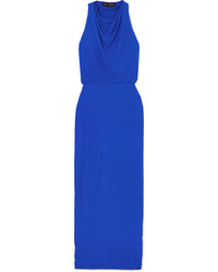 Blue Fringe Maxi Dress