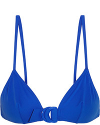 Blue Geometric Bikini Top
