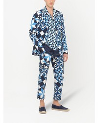 Dolce & Gabbana Geometric Print Blazer