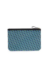 Pierre Hardy Cube Print Coated Canvas Pouch