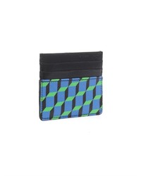 Pierre Hardy Cube Print Leather Card Holder