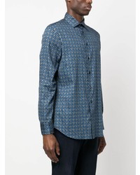 Etro Geometric Pattern Long Sleeve Shirt