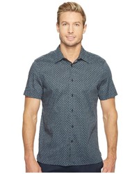 Perry Ellis Short Sleeve Modern Geo Print Shirt Clothing
