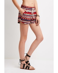 Forever 21 Tribal Print Dolphin Shorts