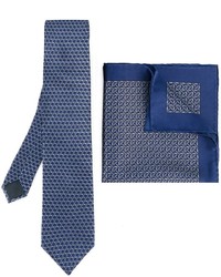 Lanvin Tie And Pocket Square Set