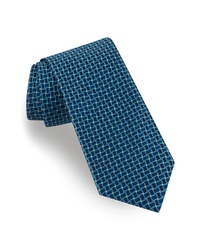 Ted Baker London Basket Weave Grid Silk Tie