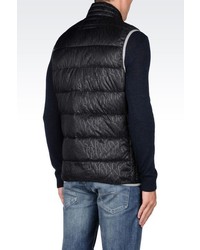 Armani Jeans Down Gilet In Technical Fabric