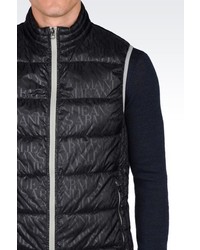 Armani Jeans Down Gilet In Technical Fabric