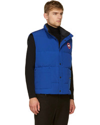 Canada Goose Blue Puffer Freestyle Vest